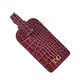 Personalized Crocodile Embossed Leather Luggage Tags Image 5 of 6